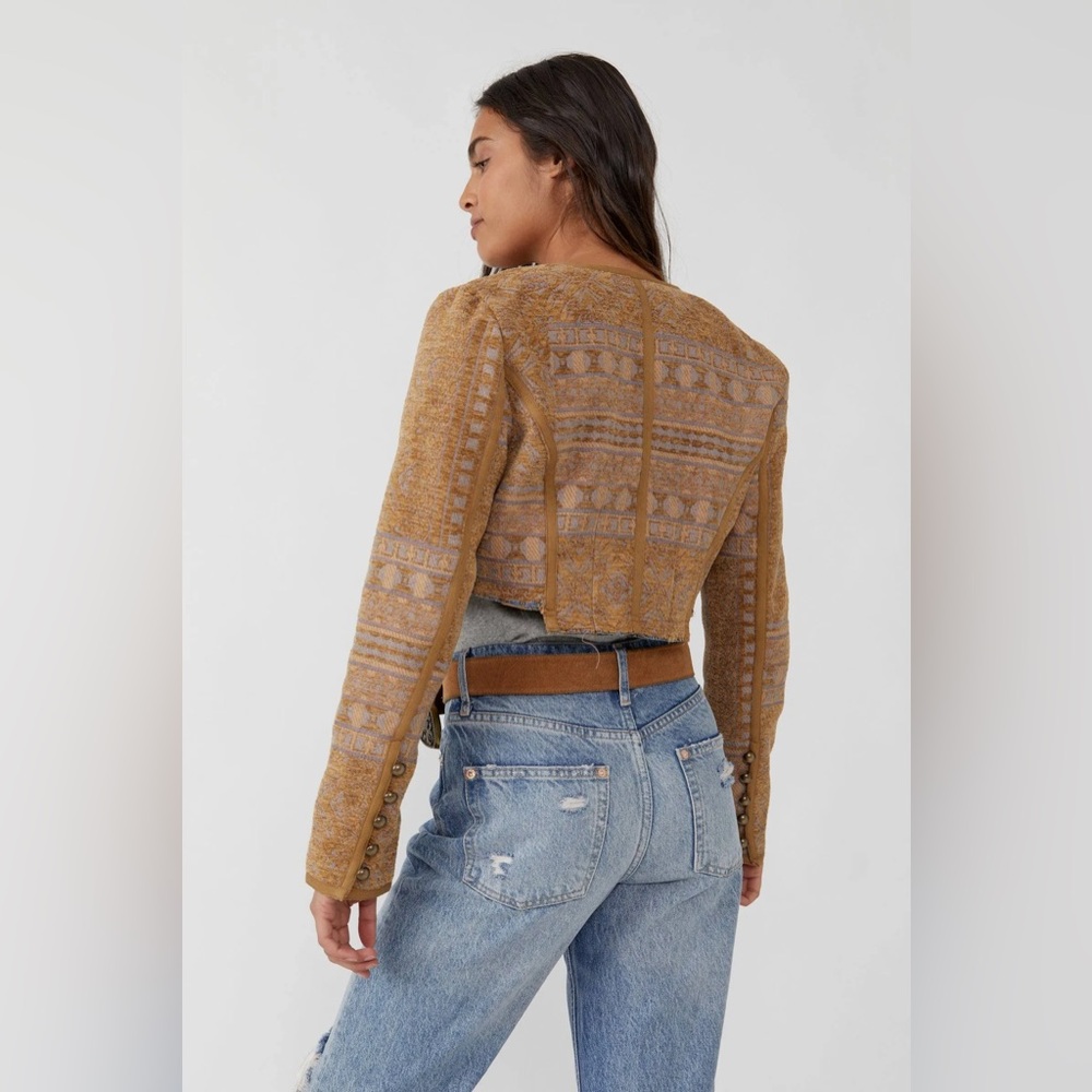 ❤️RARE! Free People Juliette Cropped Jacket - Picture 5 of 7